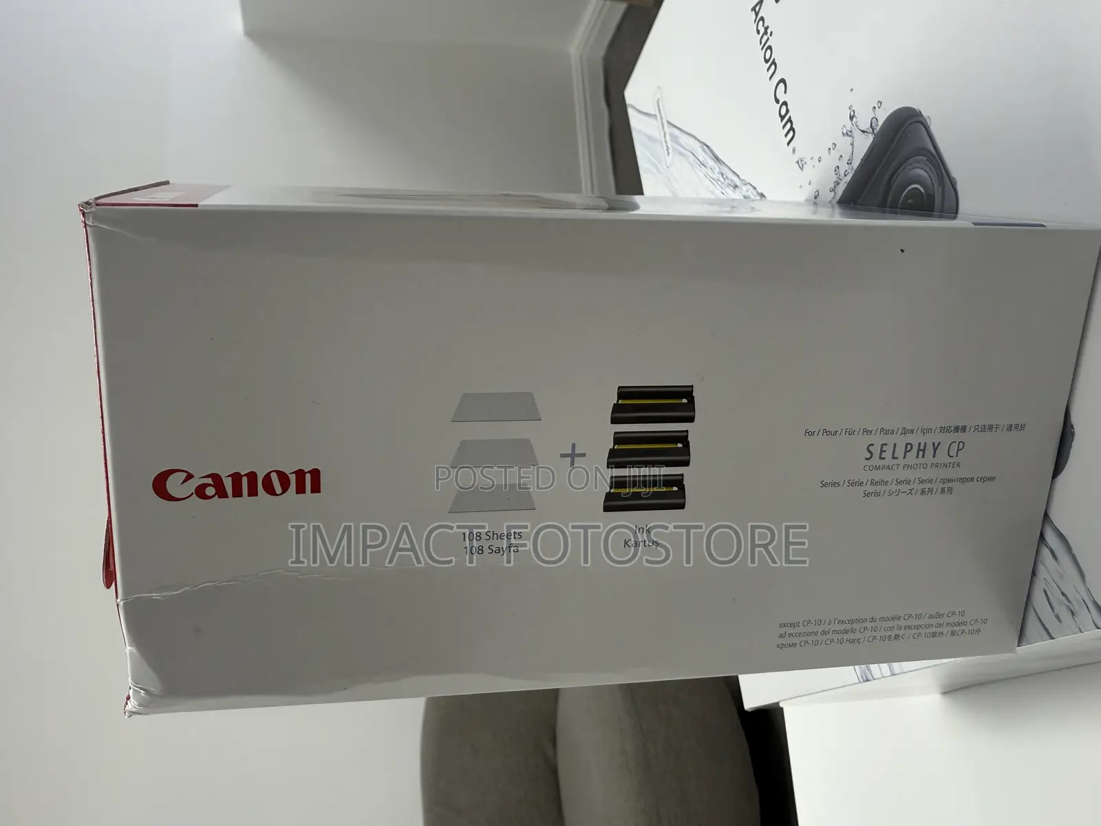 Canon Kp-108in Color Ink And Paper Set