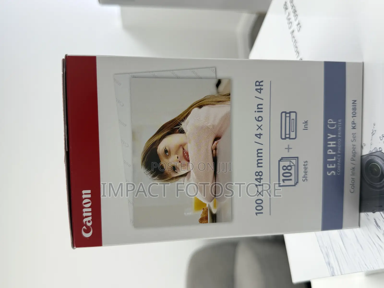 Canon Kp-108in Color Ink And Paper Set