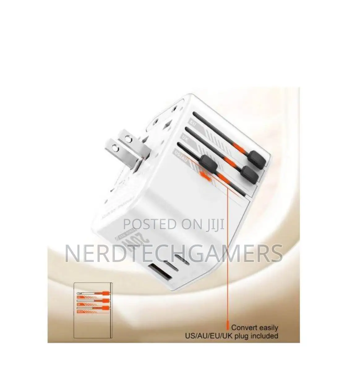 Ldnio Z9 3 Usb Ports 20w Travel Adapter