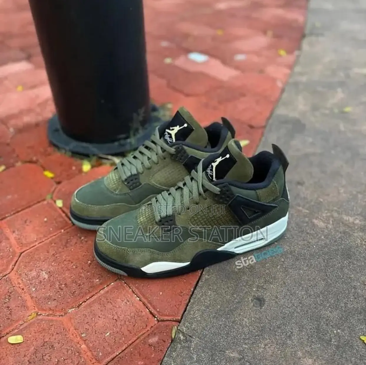 Air Jordan Retro 4 Craft Olive