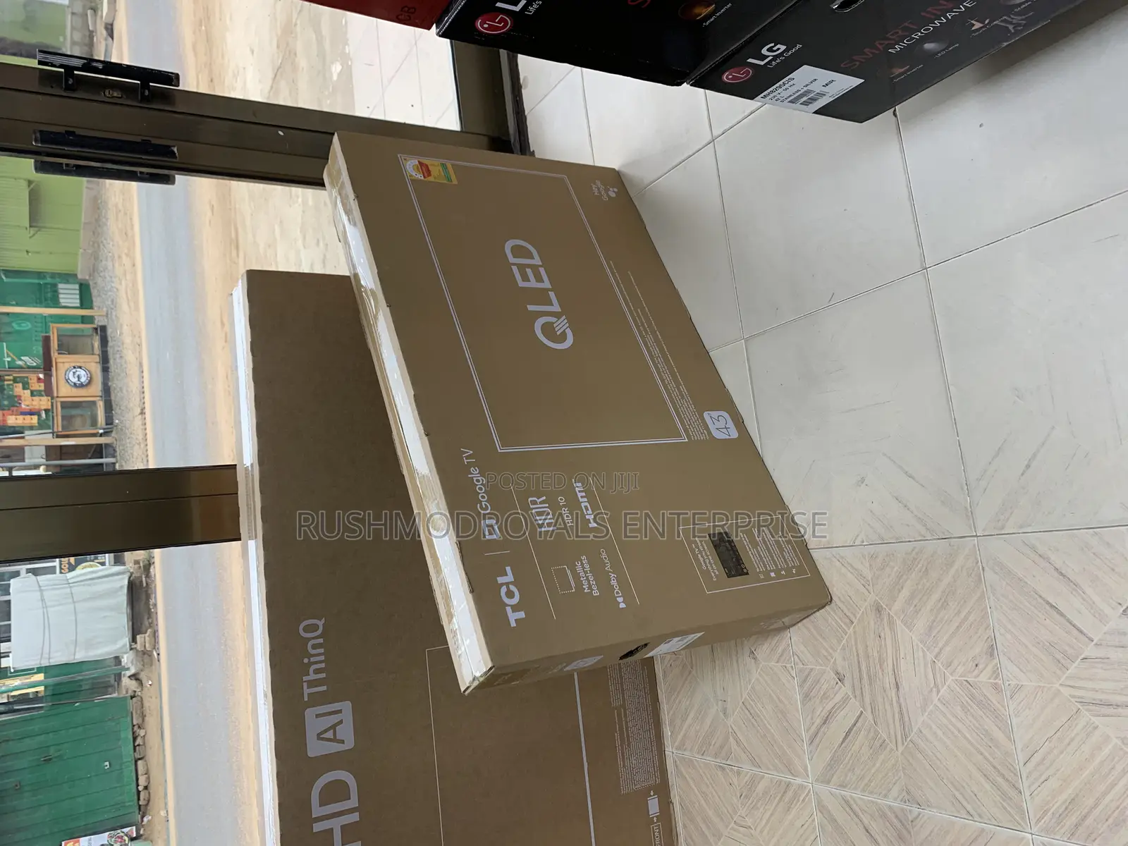 TCL 43" Qled Google Slim Tv: Experience Color and Contrast