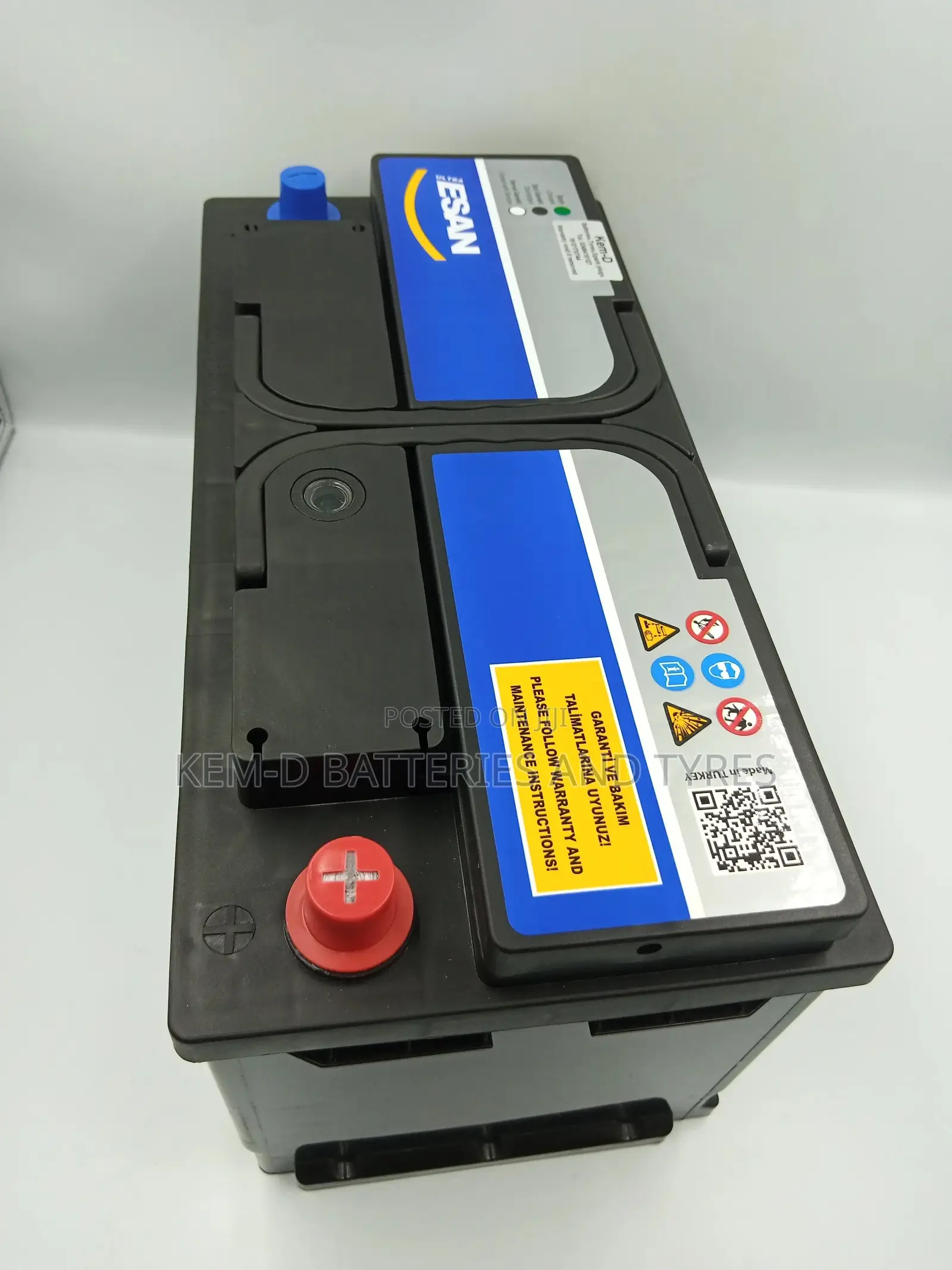 17 Plates Esan Car Battery From Europe