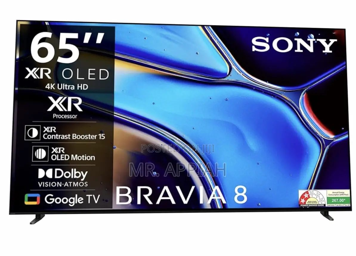 Sony Xr-65xr80 Bravia 8 65 Inch HDR Smart Oled Television