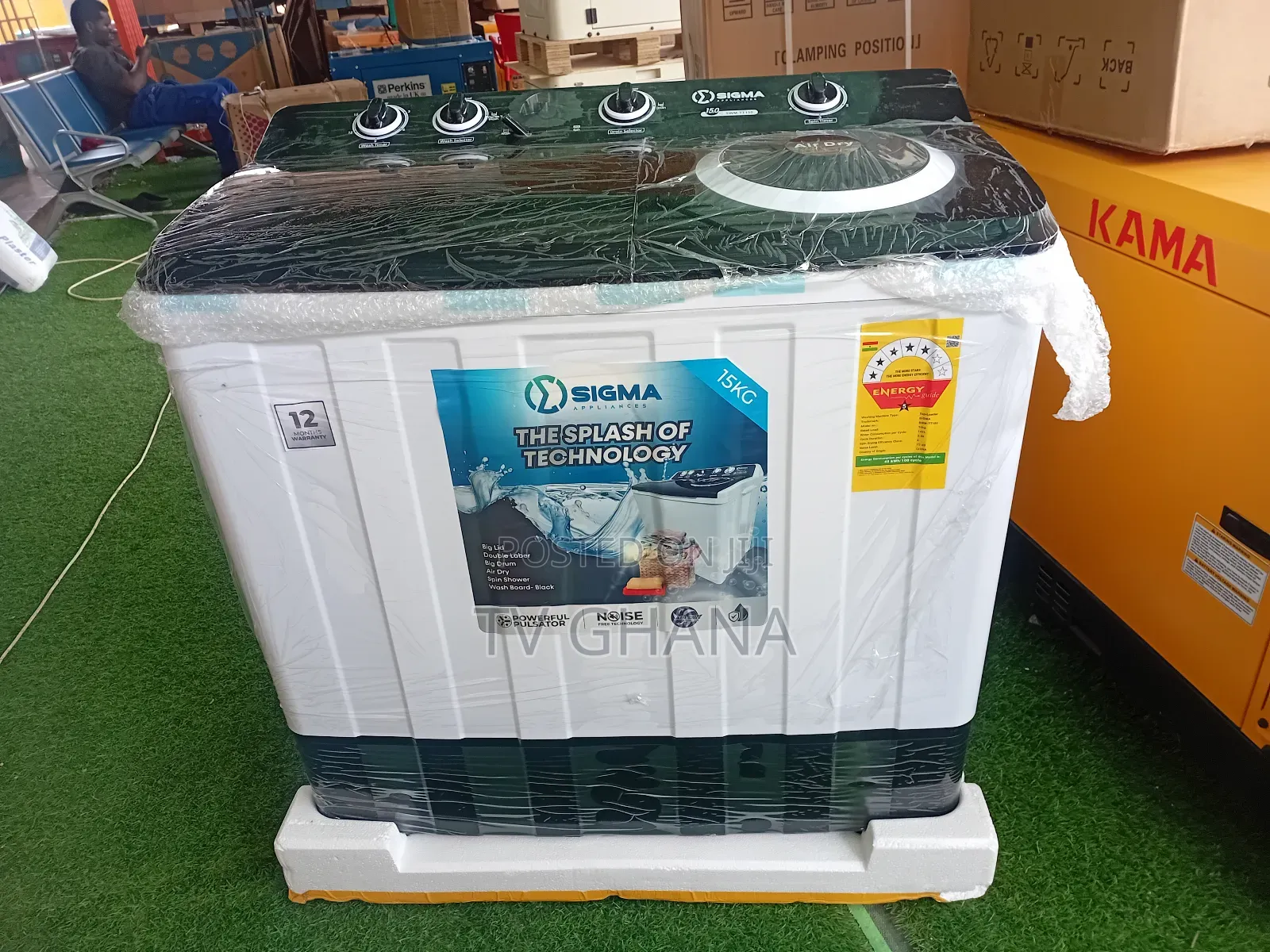 Sigma 15kg Washing Machine – Tough on Dirt, Gentle on Fabric