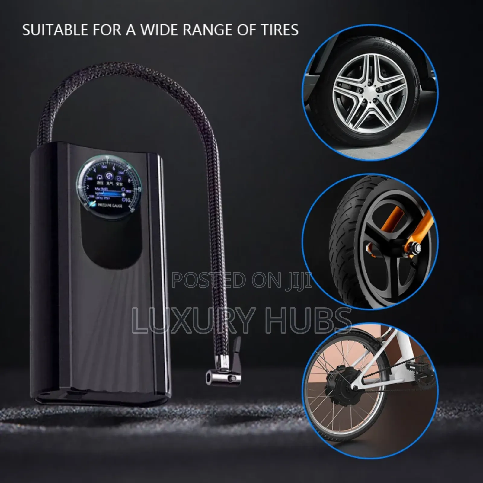 Portable 120w Electric Car Air Pump