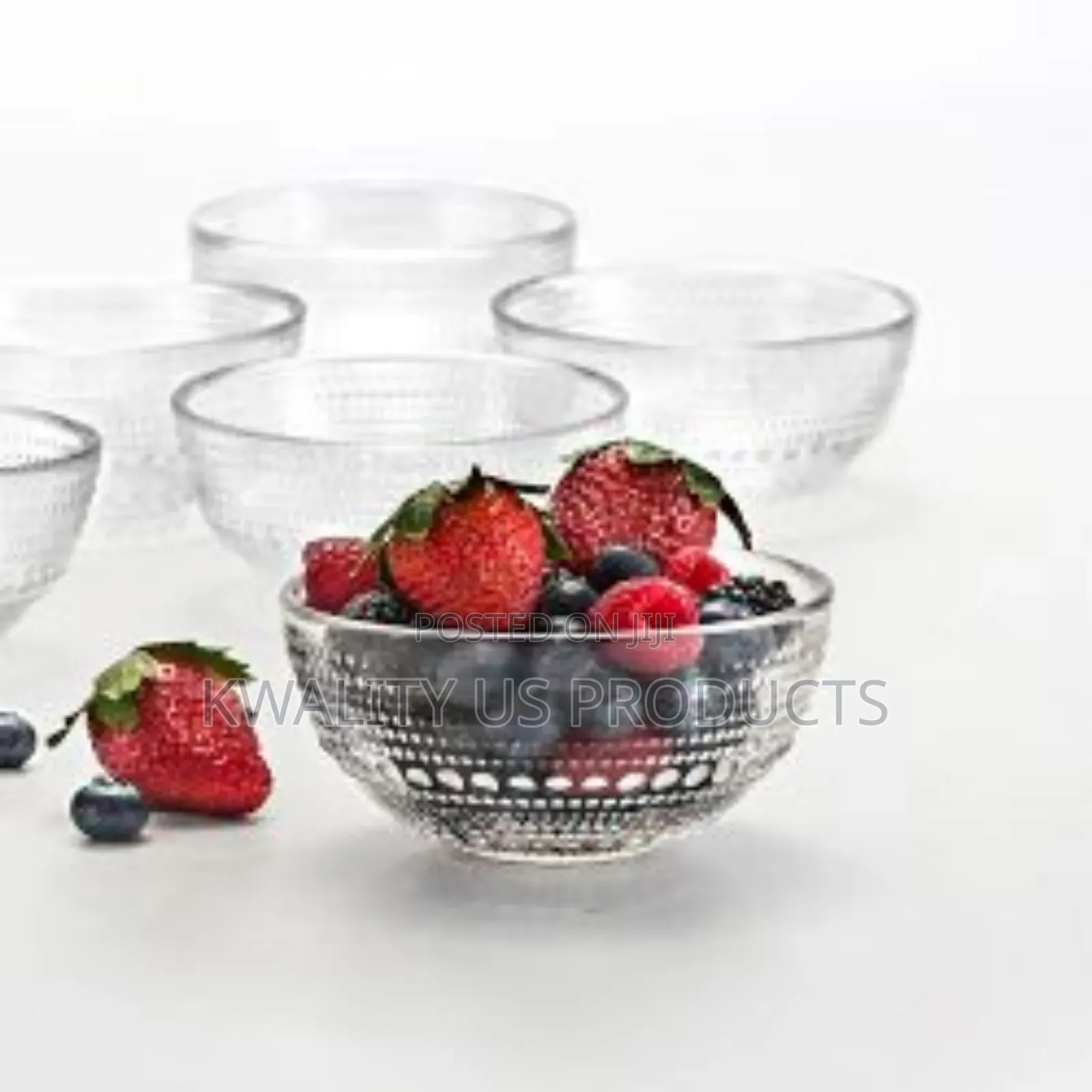 Fortessa Jupiter Glass Bowls Set - 6 Piece