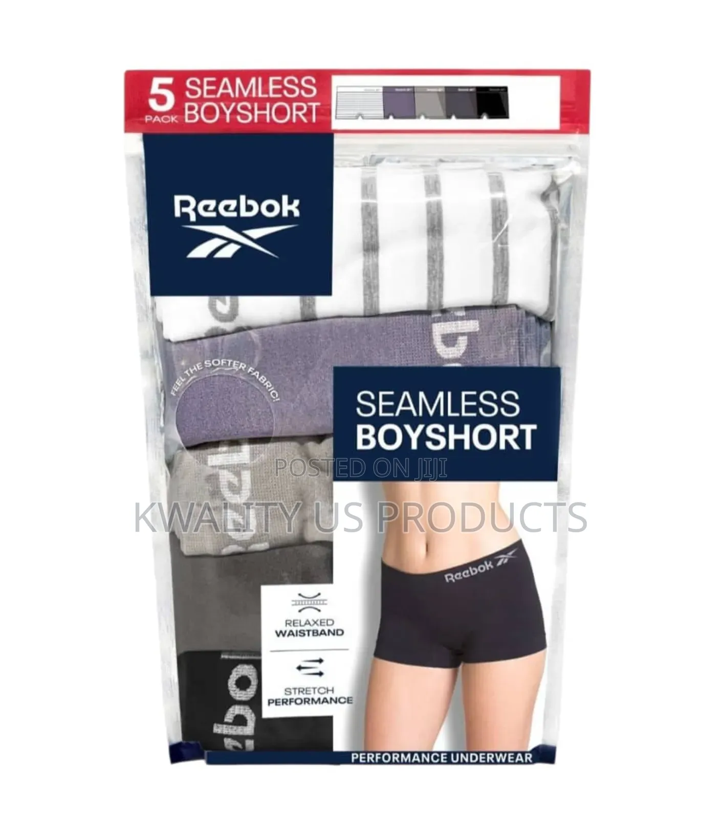 Reebok Ladies Boyshorts - 5 Pack