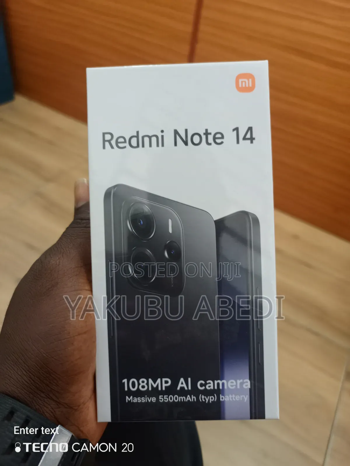 New Xiaomi Redmi Note 14 256 GB Black