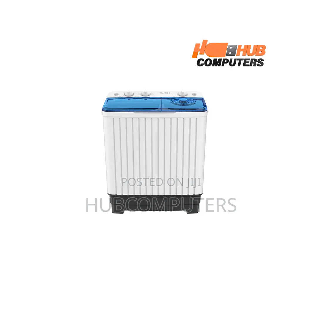 Nasco-8kg-Nastt-Js80 Washing Machine 8kg Semi Automatic White