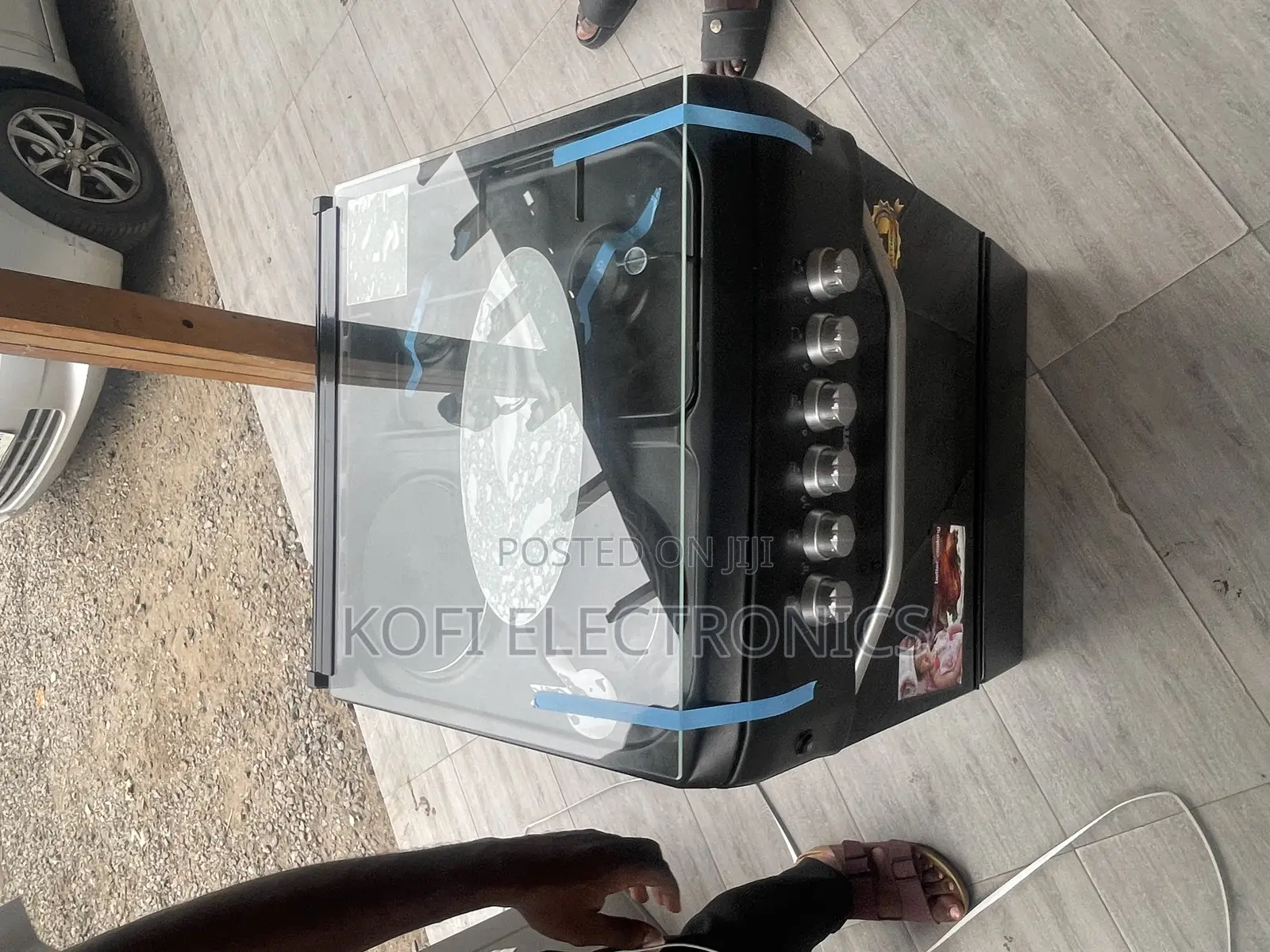 Easy to Set Up 60x60cm Volcano 2 Gas 2 Electric Cooker