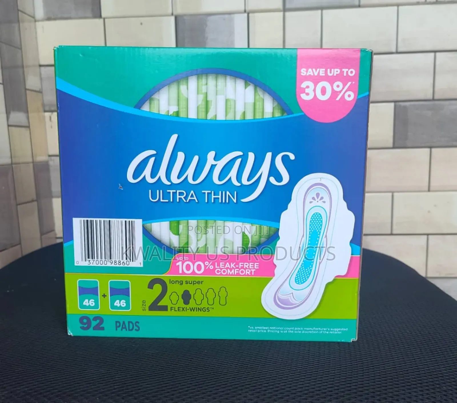 Always Ultra Thin Pad - 92 Pack