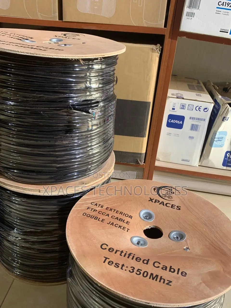Xpaces Cat6 FTP Shielded Outdoor 305m Cable