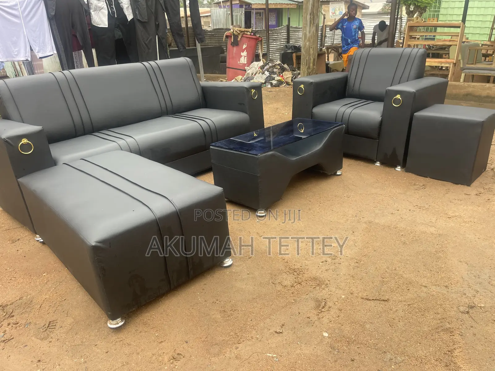 Set of L Shape Sofa Set (High Quality Only)3in One