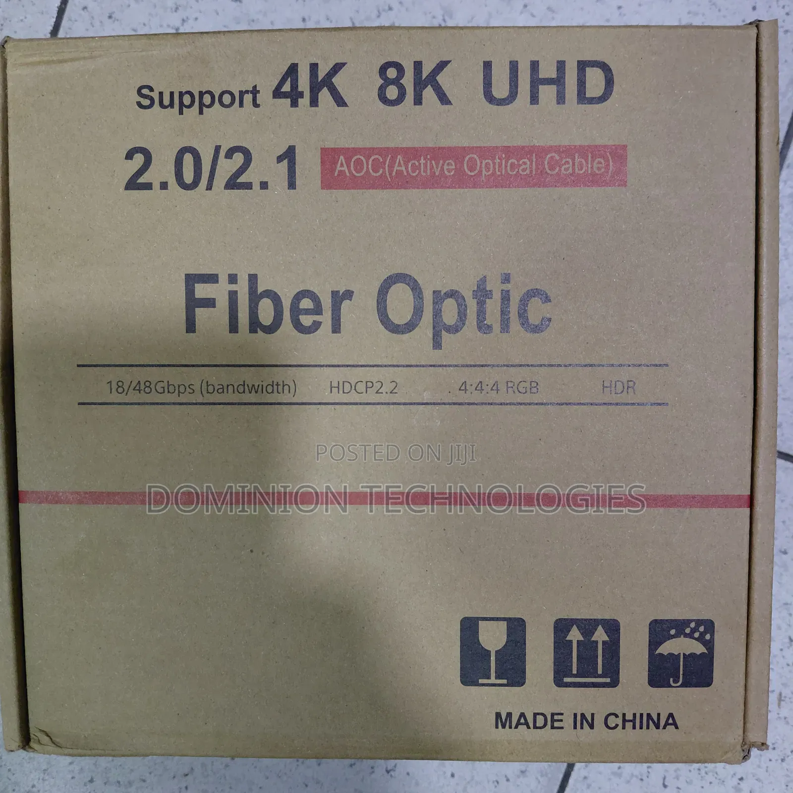 Hdmi 100m Fiber Optic Cable Support Uhd 2.0/2.1