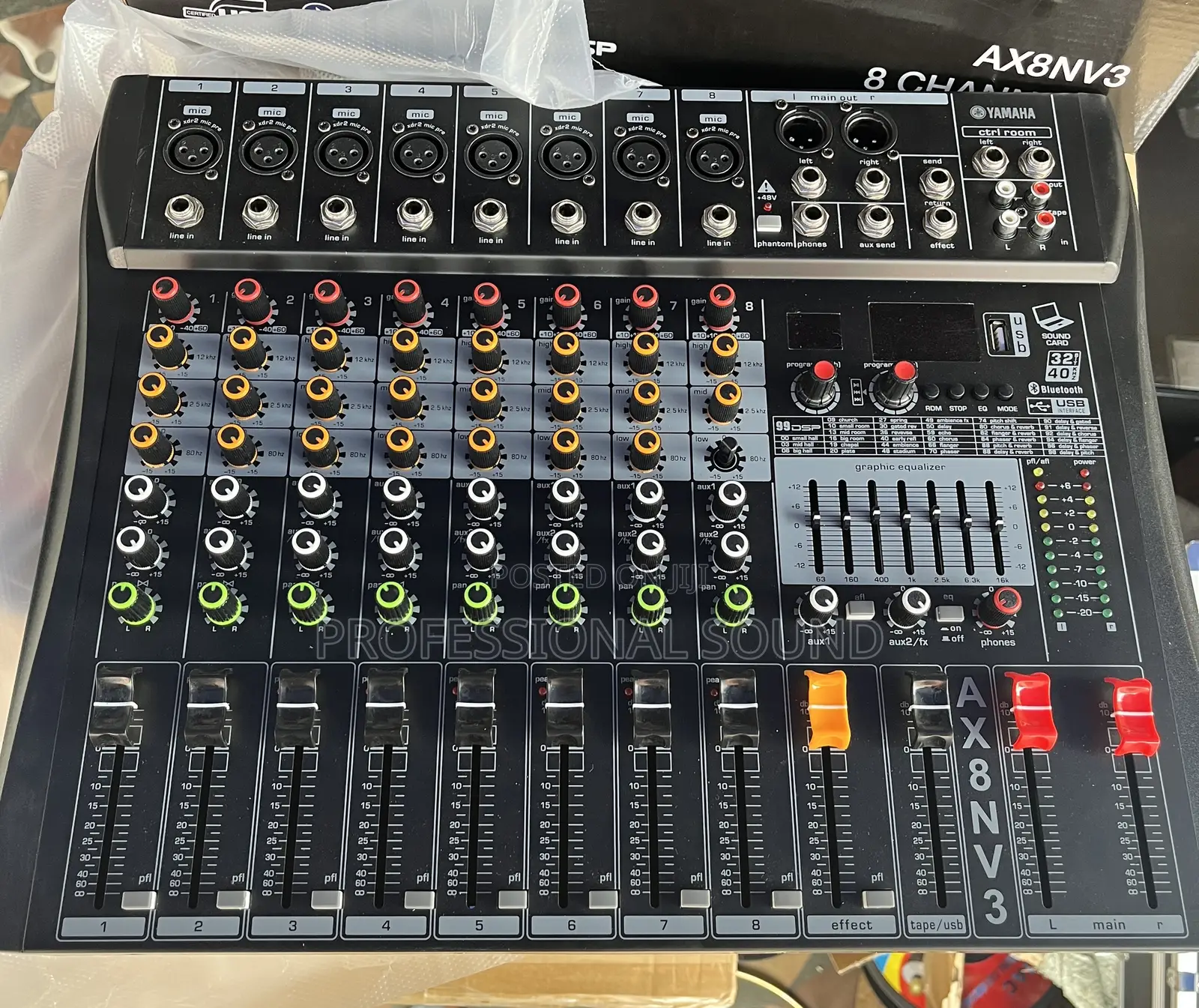 Mixing Console Ax8nv3 8 Channels