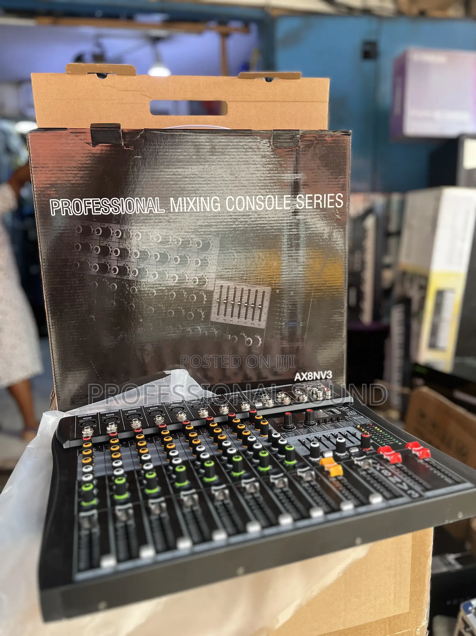 Mixing Console Ax8nv3 8 Channels
