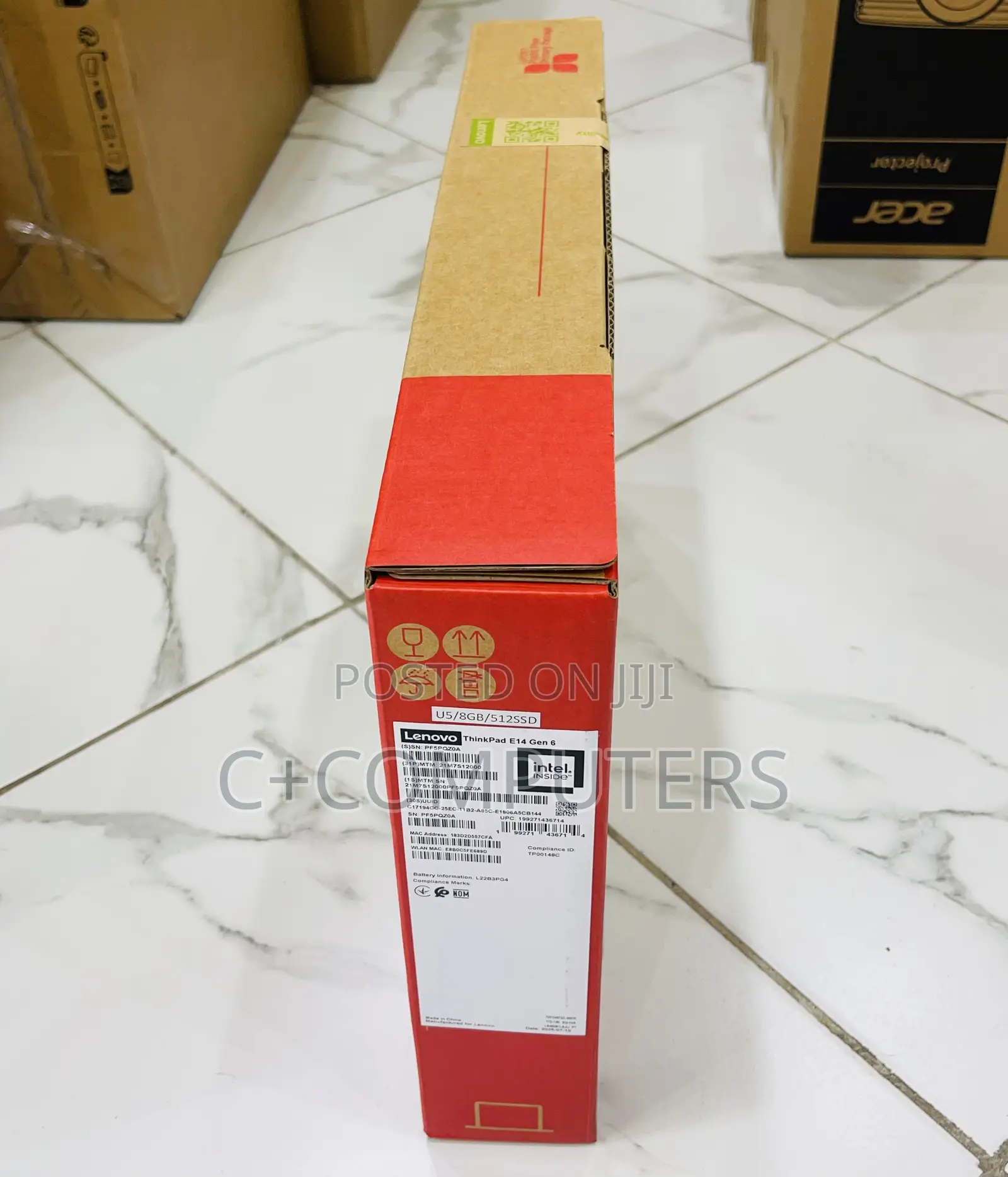 New Laptop Lenovo ThinkPad E14 Gen 5 8GB Intel Core Ultra 5 SSD 512GB