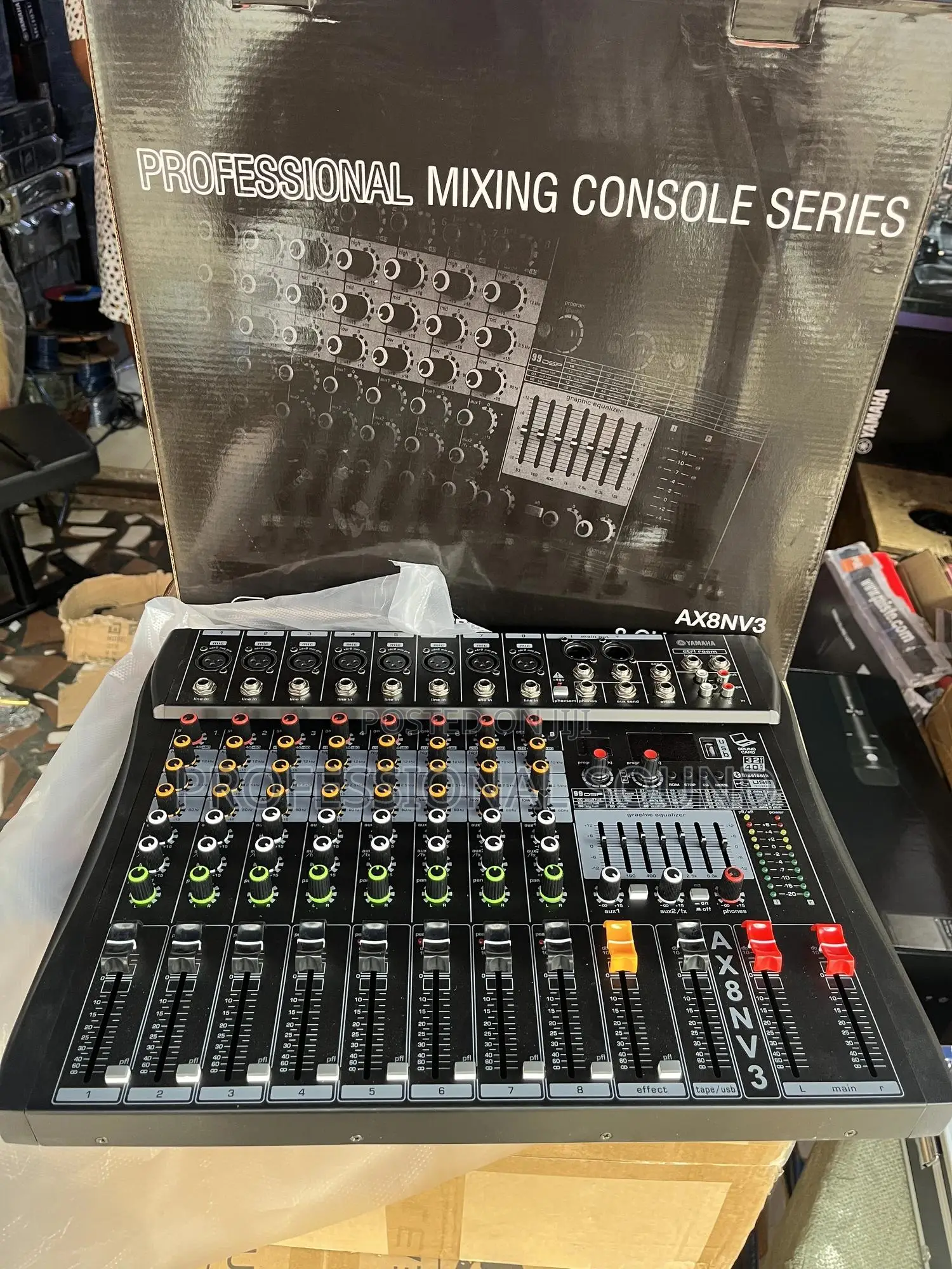 Mixing Console Ax8nv3 8 Channels