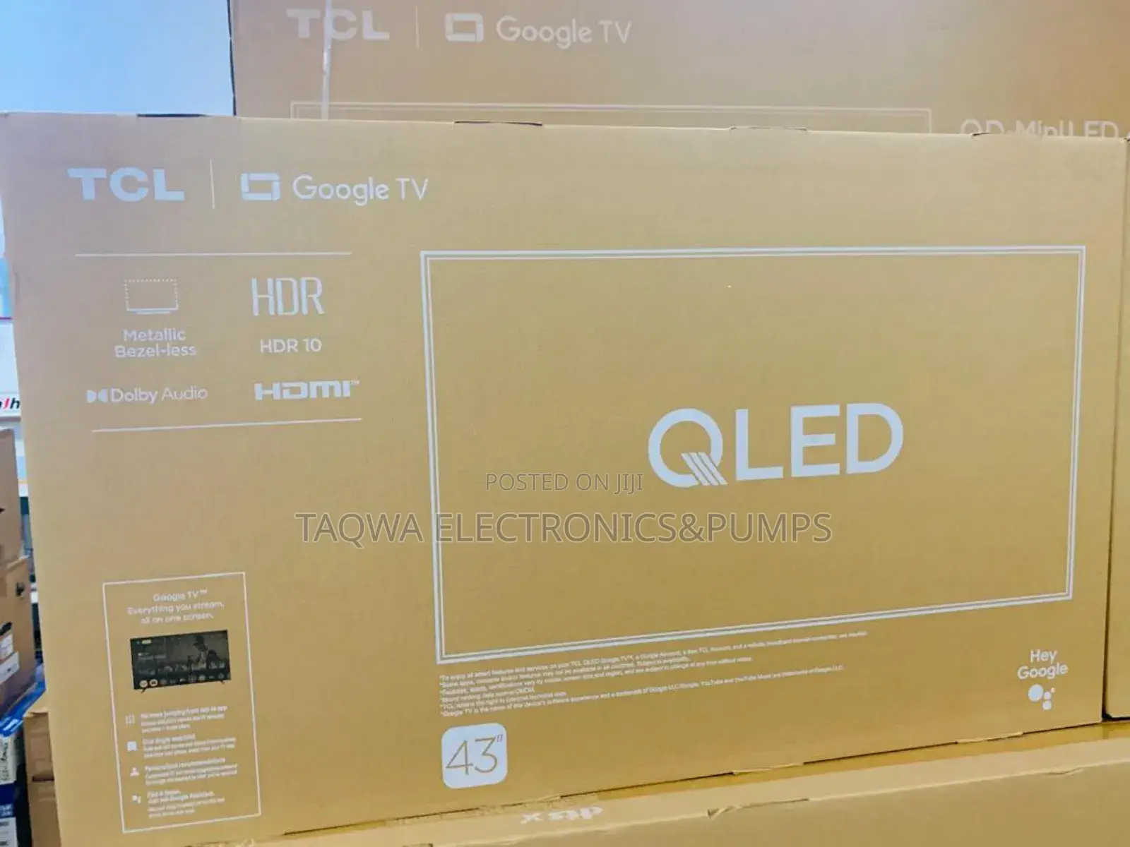 Modernized 43 Qled TCL Smart Tv