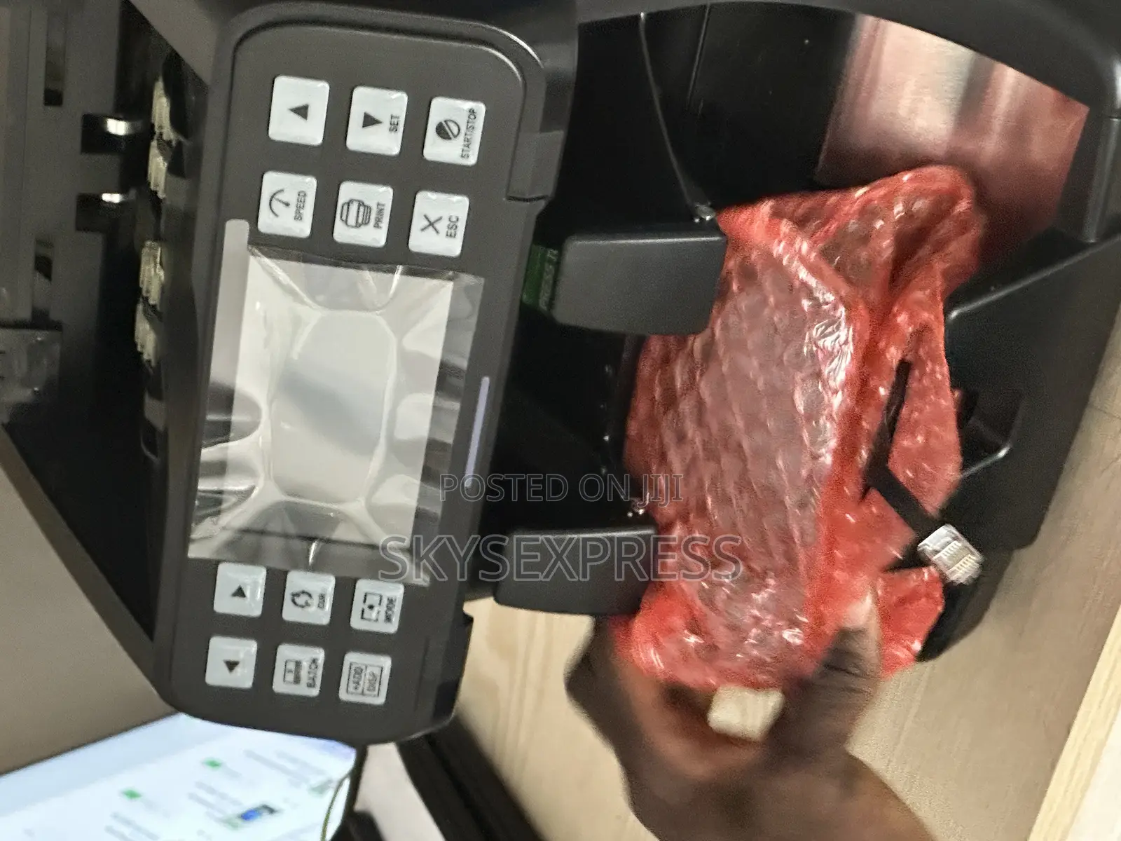Double Pocket Value Counting Machine With Inbuilt Printer