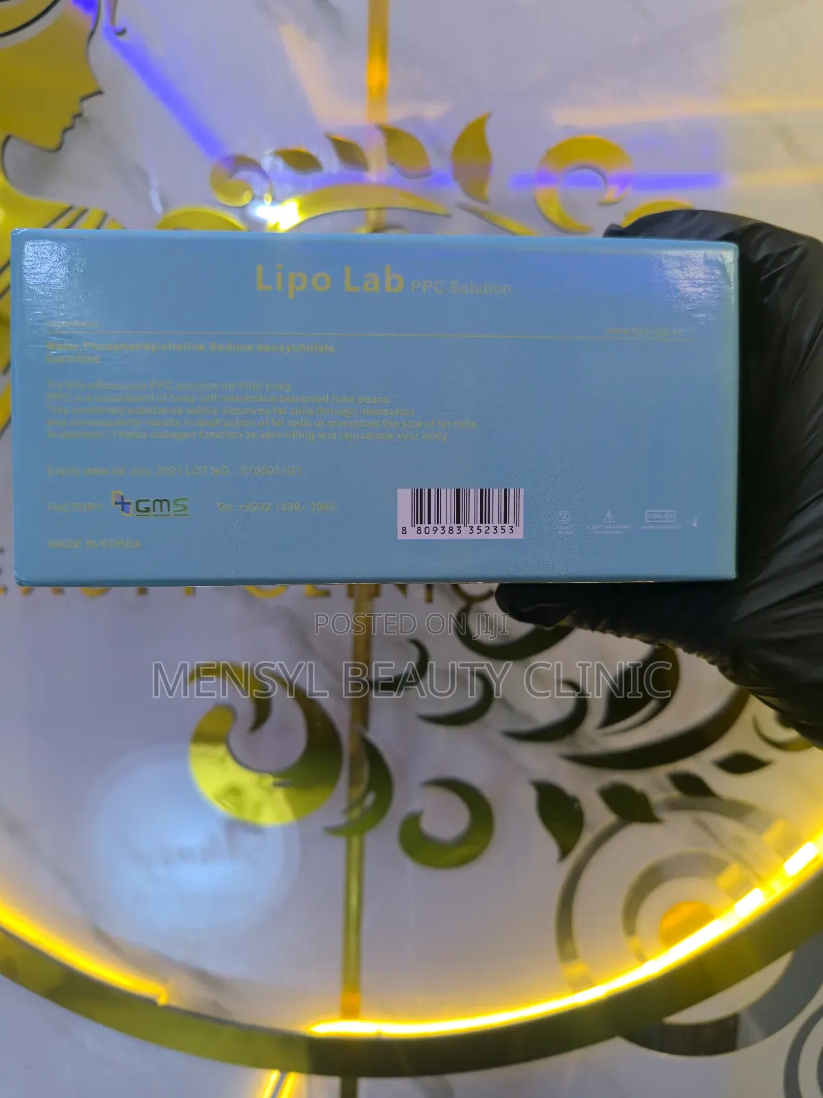 Lipo Lab Fat Dissolving Injection for Snatch Tummy Waist (One Vial)