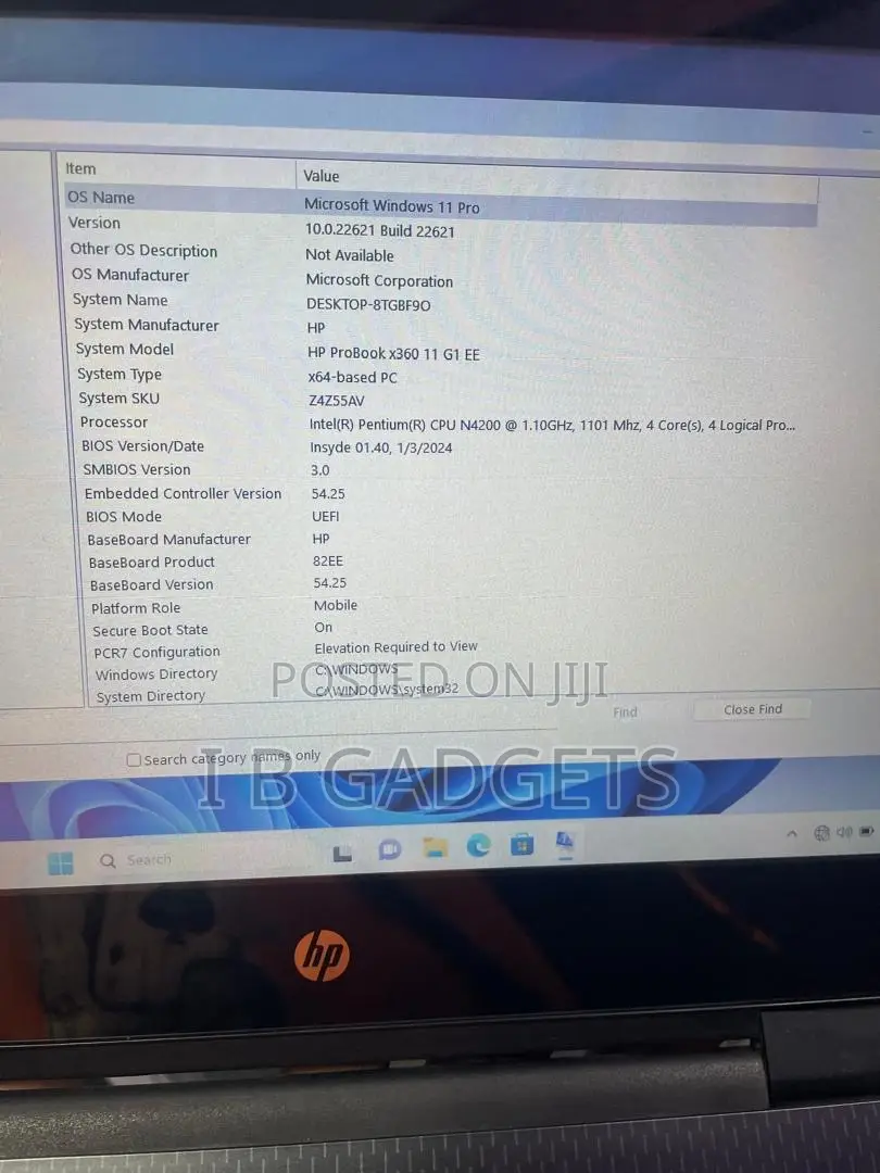 Laptop HP Probook 11 EE G1 8GB Intel Pentium SSD 128GB