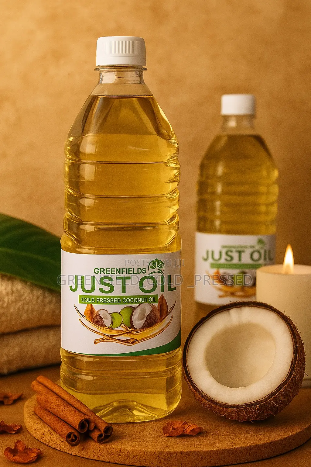 Cold Pressed Coconut Oil 1liter (Mct Oil)