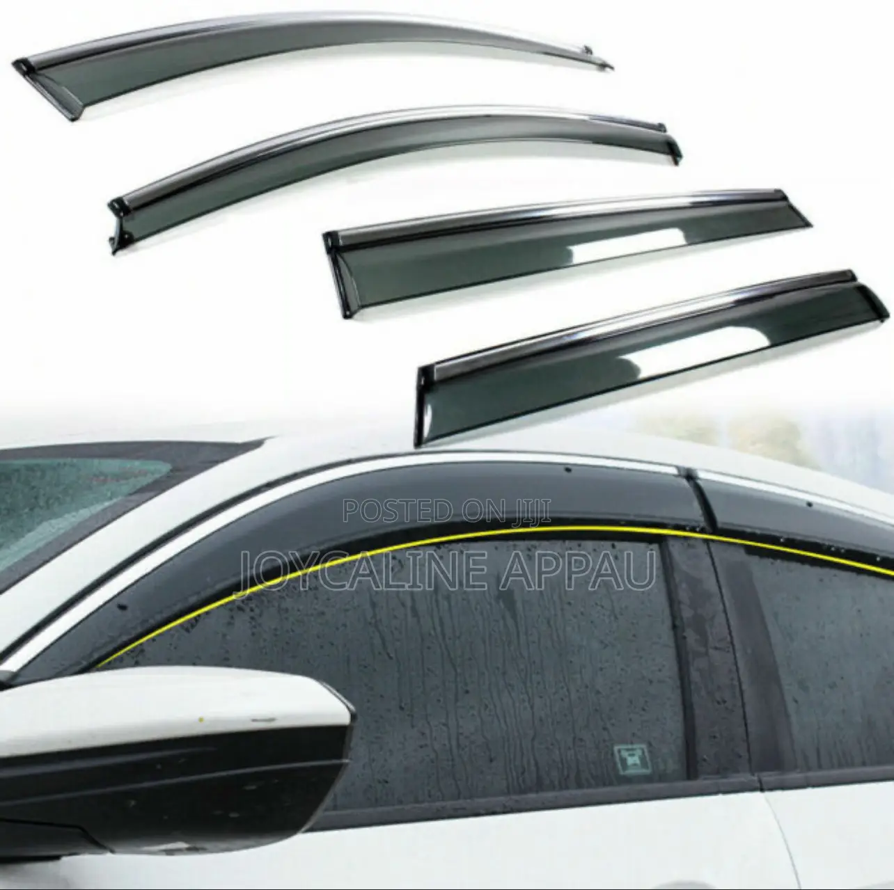 Original Kia Sorento 2013 to 2020 Window Door Visor/Guard Chrome