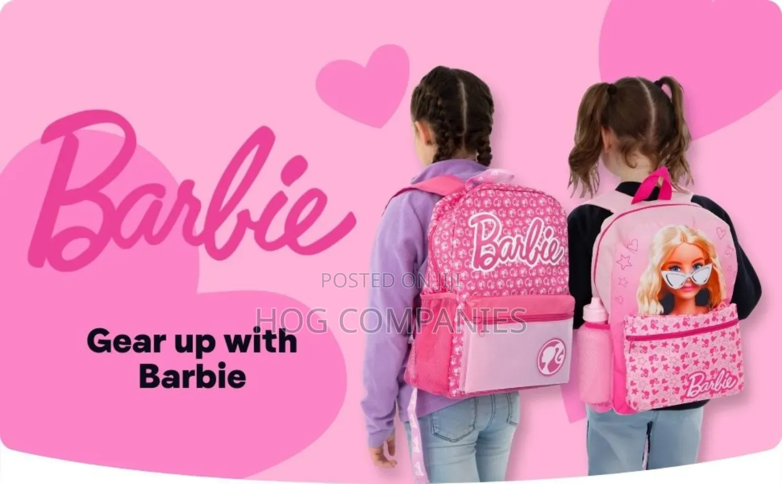 Barbie Wow Pink School Bag