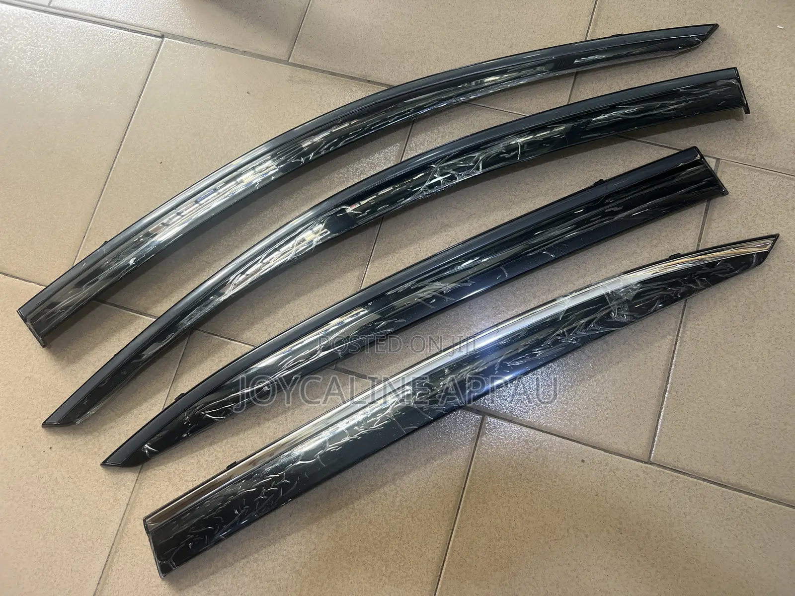 Honda Accord 2014 to 2017 Window Door Visor/Rain Guard Chrome