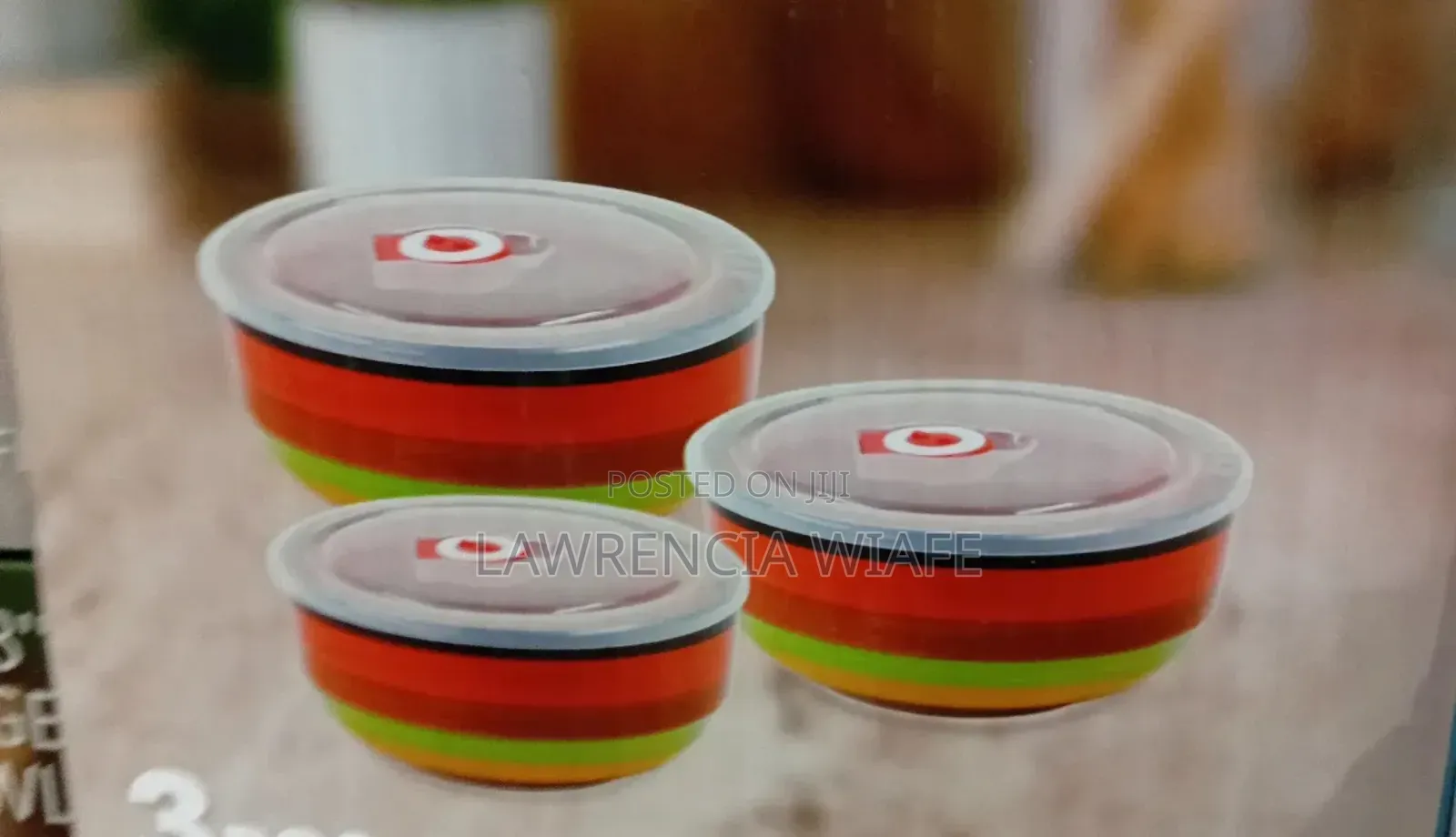 Ceramic Bowl With Plastic Lid