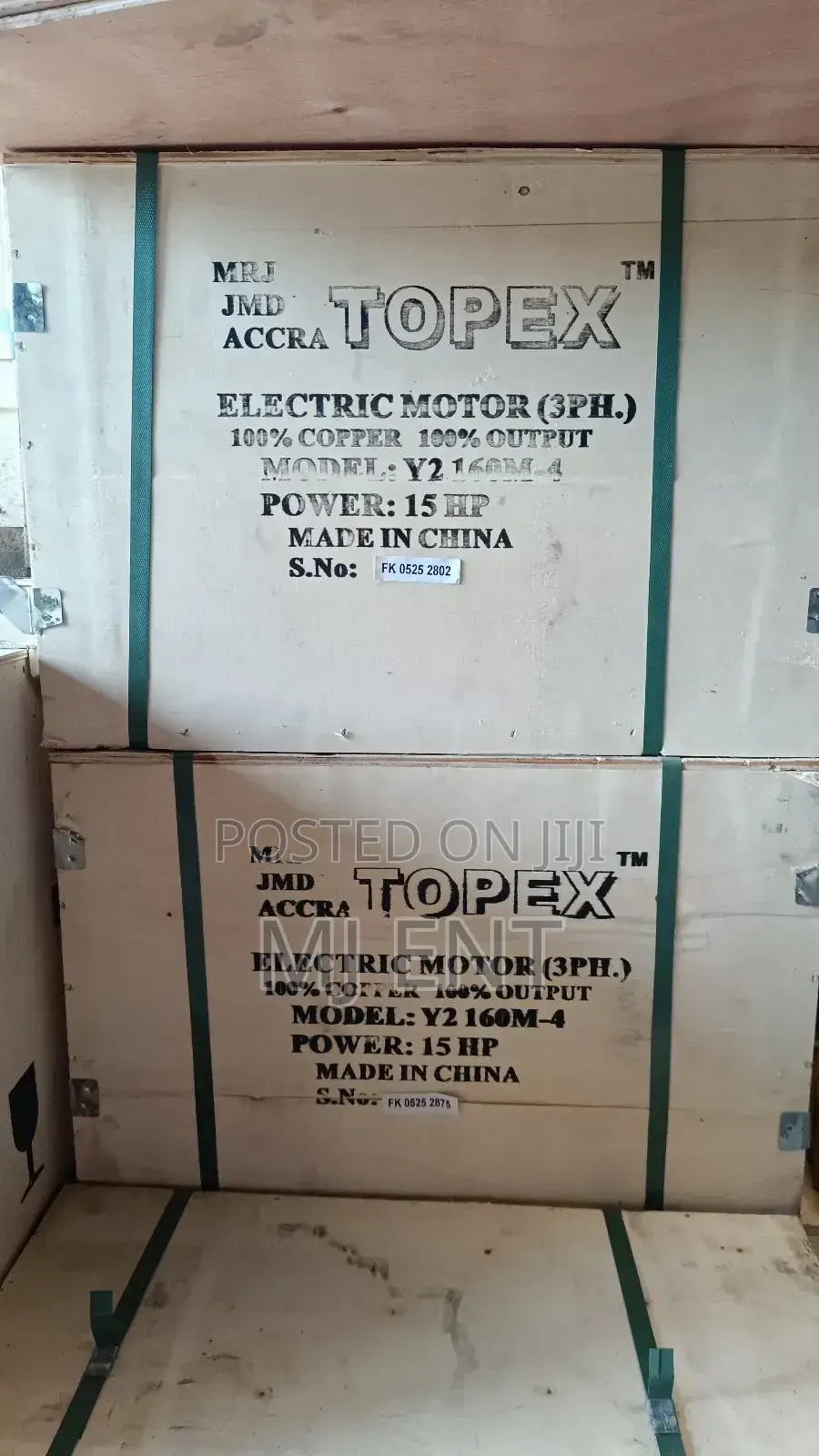 Electric Motor Topex 15hp 100% Copper
