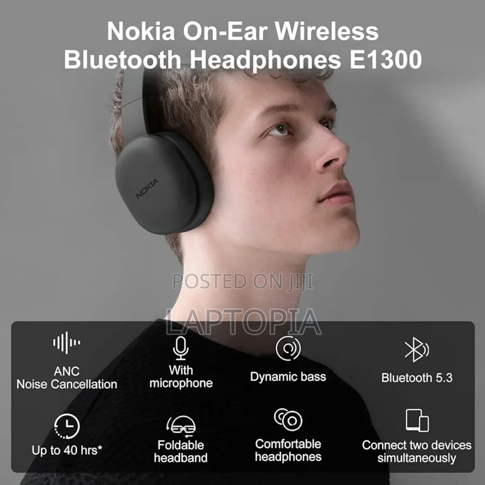 Nokia Bluetooth Headphones Over Ear, Bluetooth Wireless Headphones