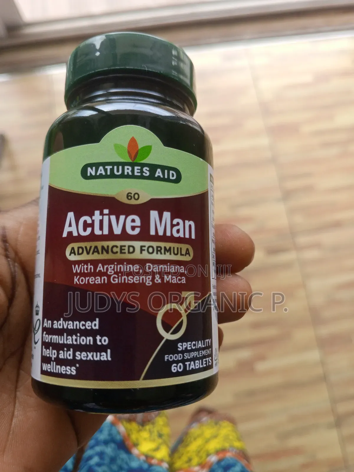 Active Man Capsules (Damiana, Korean Ginseng Maca)
