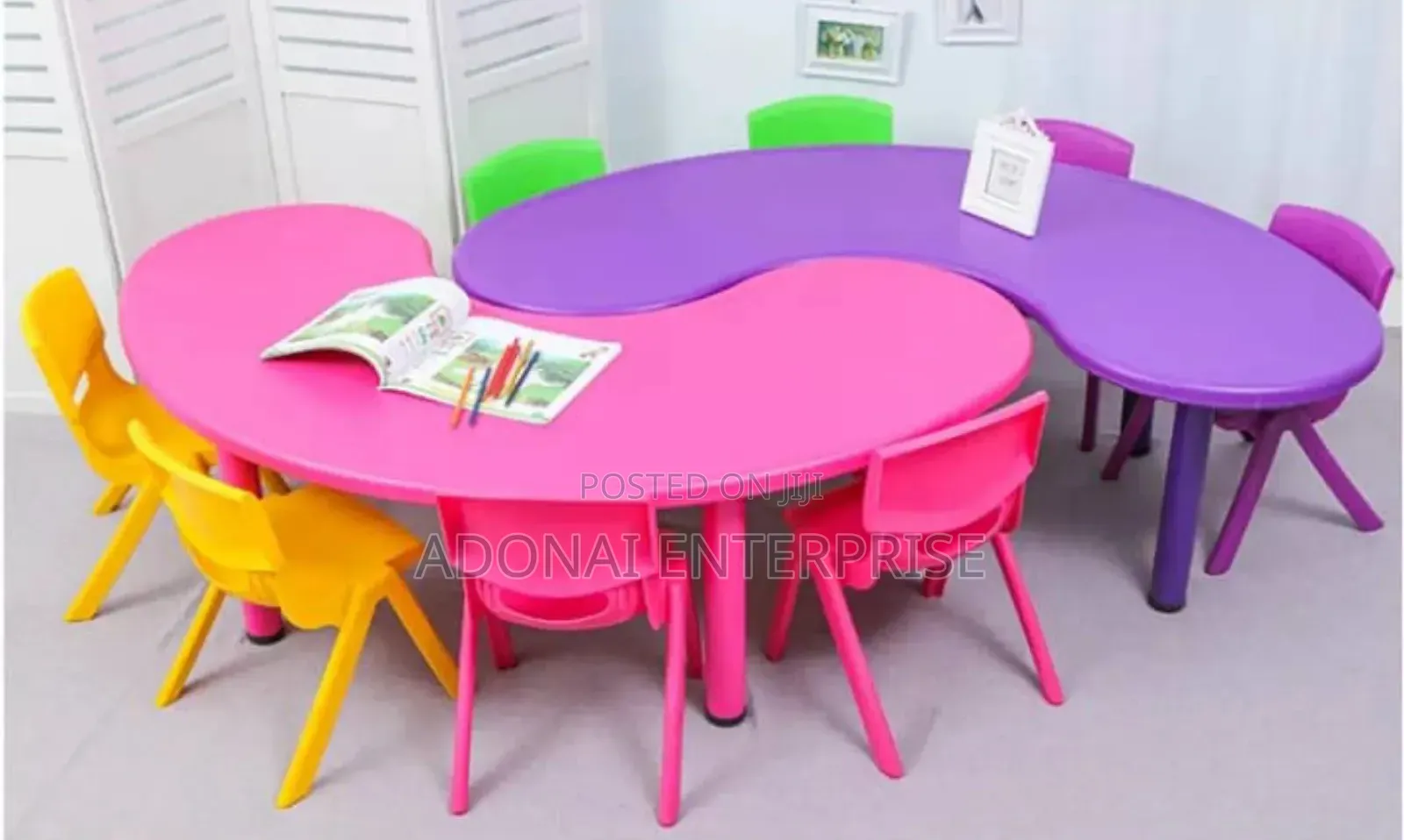 Kids Study Table Half Moon Only Agrv65u
