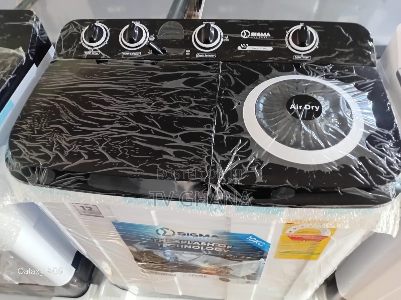 Sigma 10kg Washing Machine – Big Load, Quick Wash