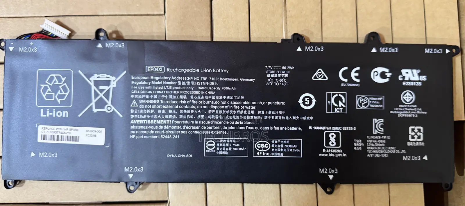Original Ep04xl  Battery For Hp Elite Dragonfly G1 G2 Max.