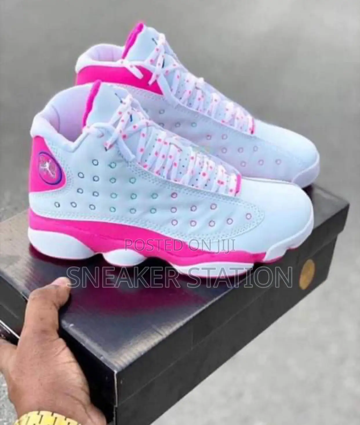 Air Jordan Retro 13 Pink/White