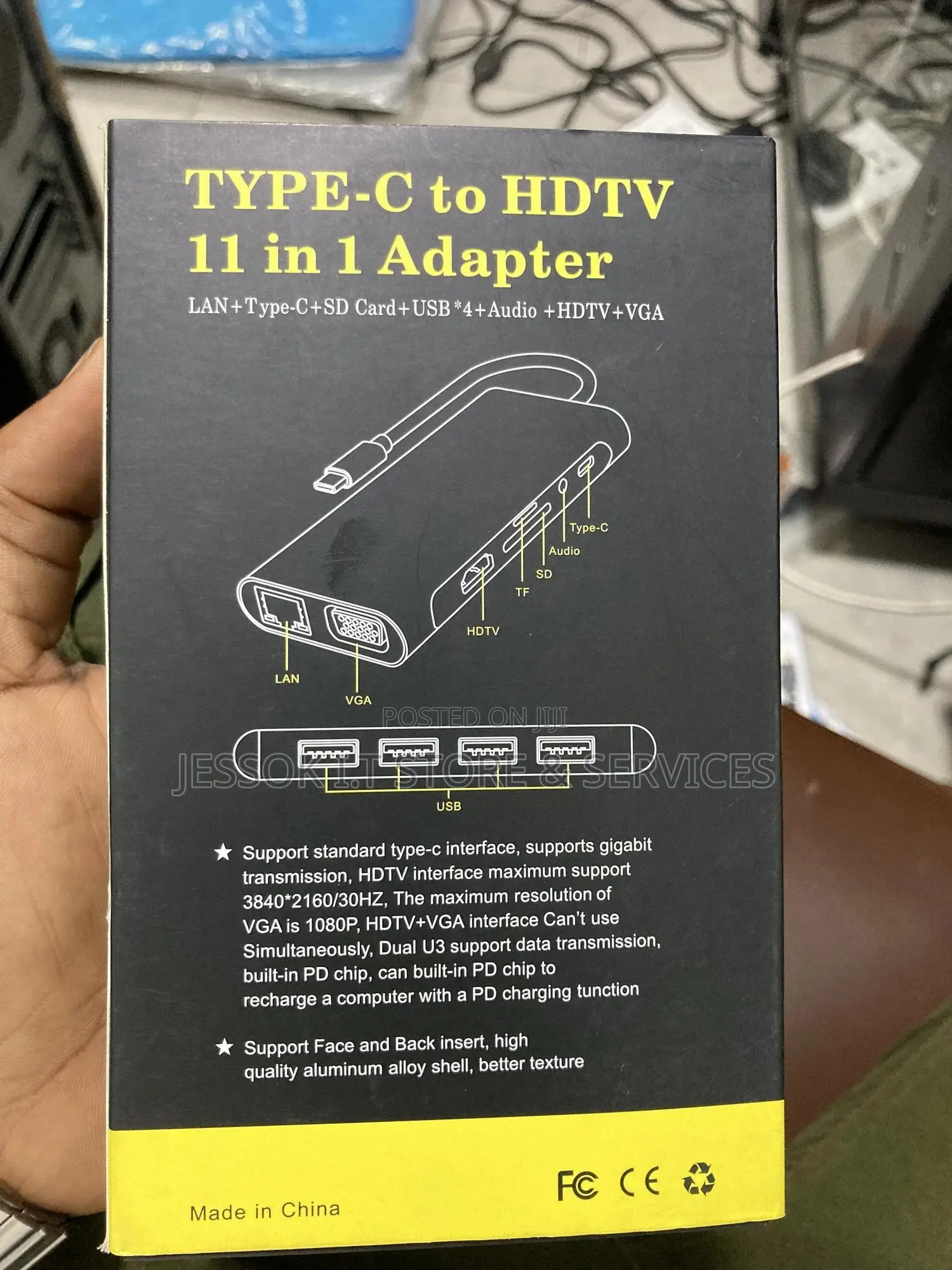 Type C Adapter 11 in 1 Hub