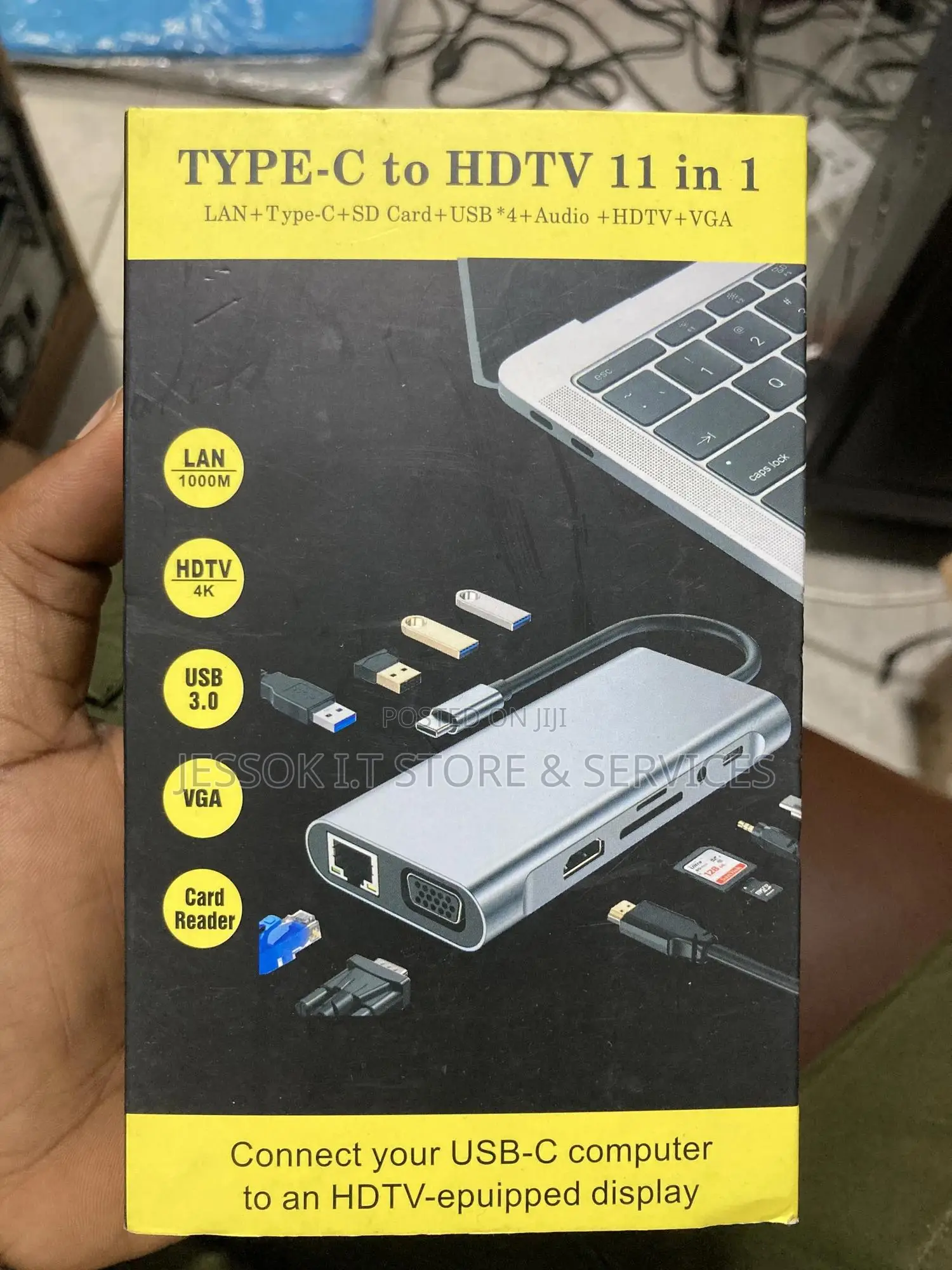 Type C Adapter 11 in 1 Hub