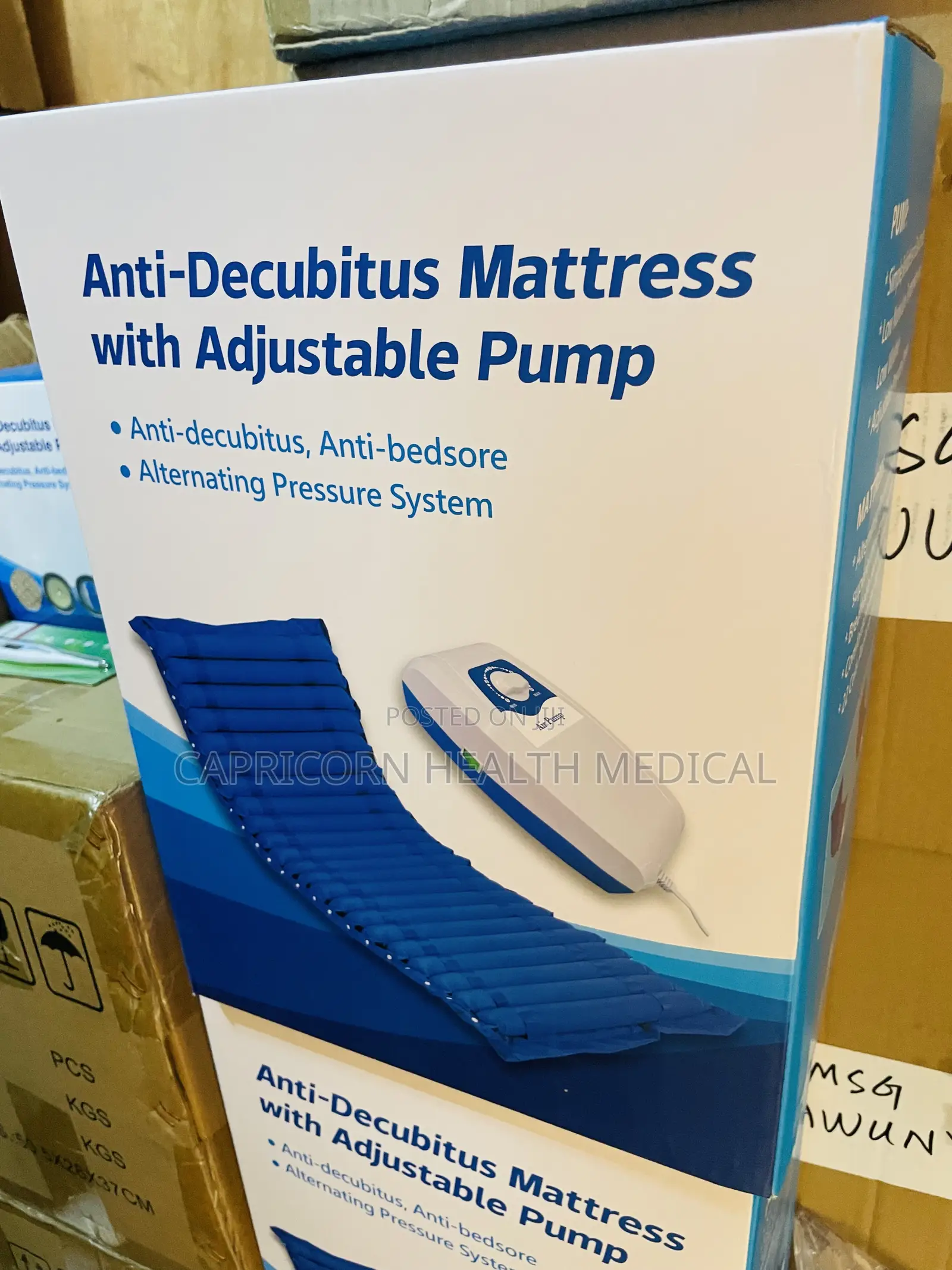 Air Bed Ripple Mattress Anti Bedsores With Pump