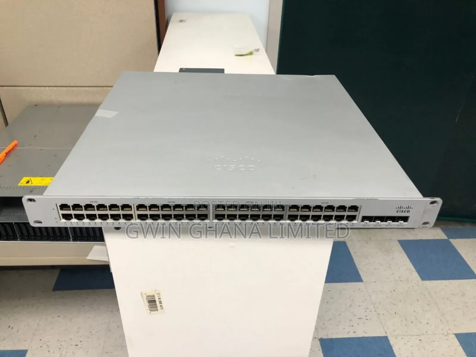 Cisco Meraki Ms250-48lp 1u Cloud Switch 48xgigabit Poe+ 4x1g SFP Ports