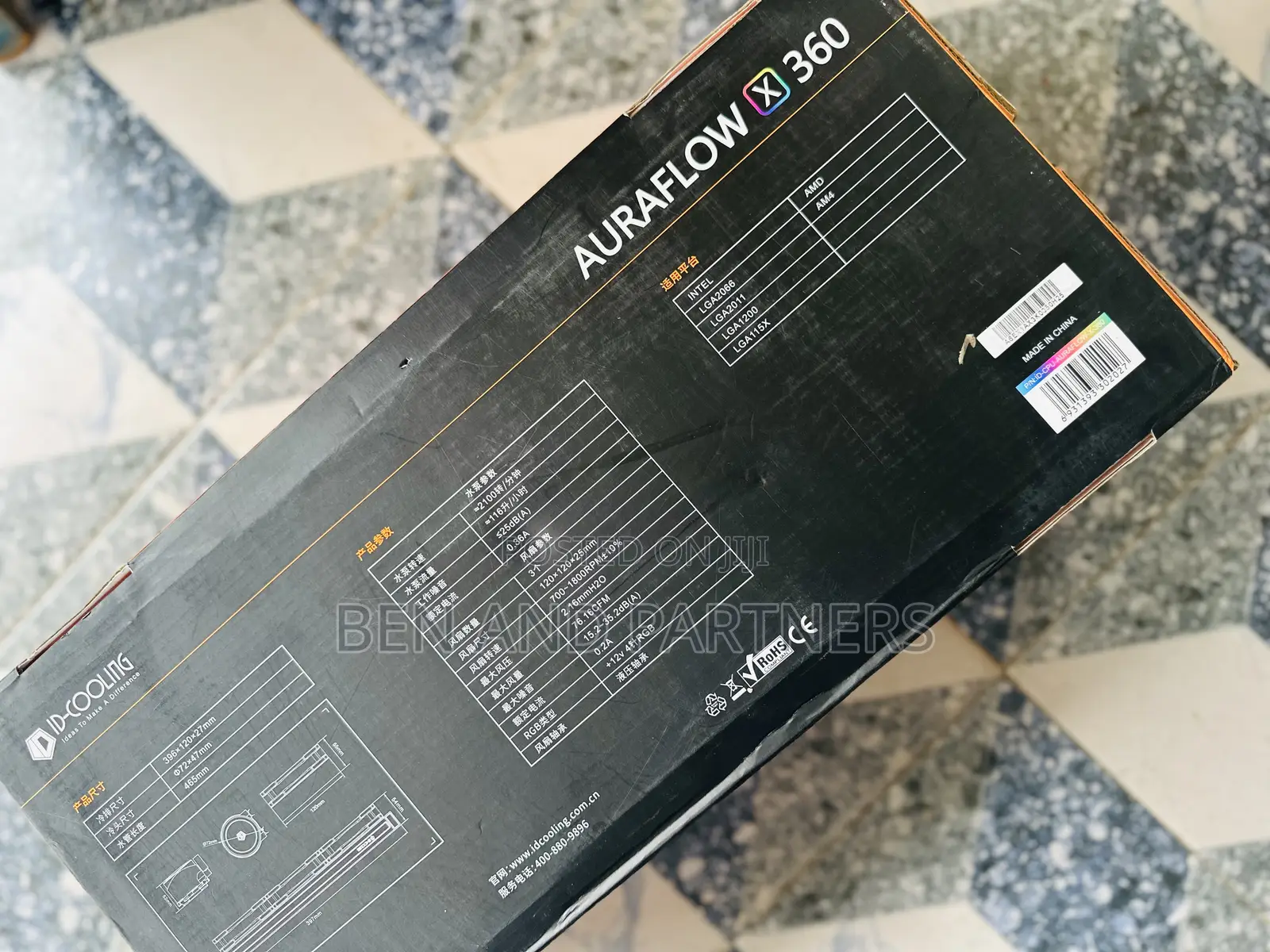 Id-cooling Auraflow X 360 Cpu Water Cooler Rgb