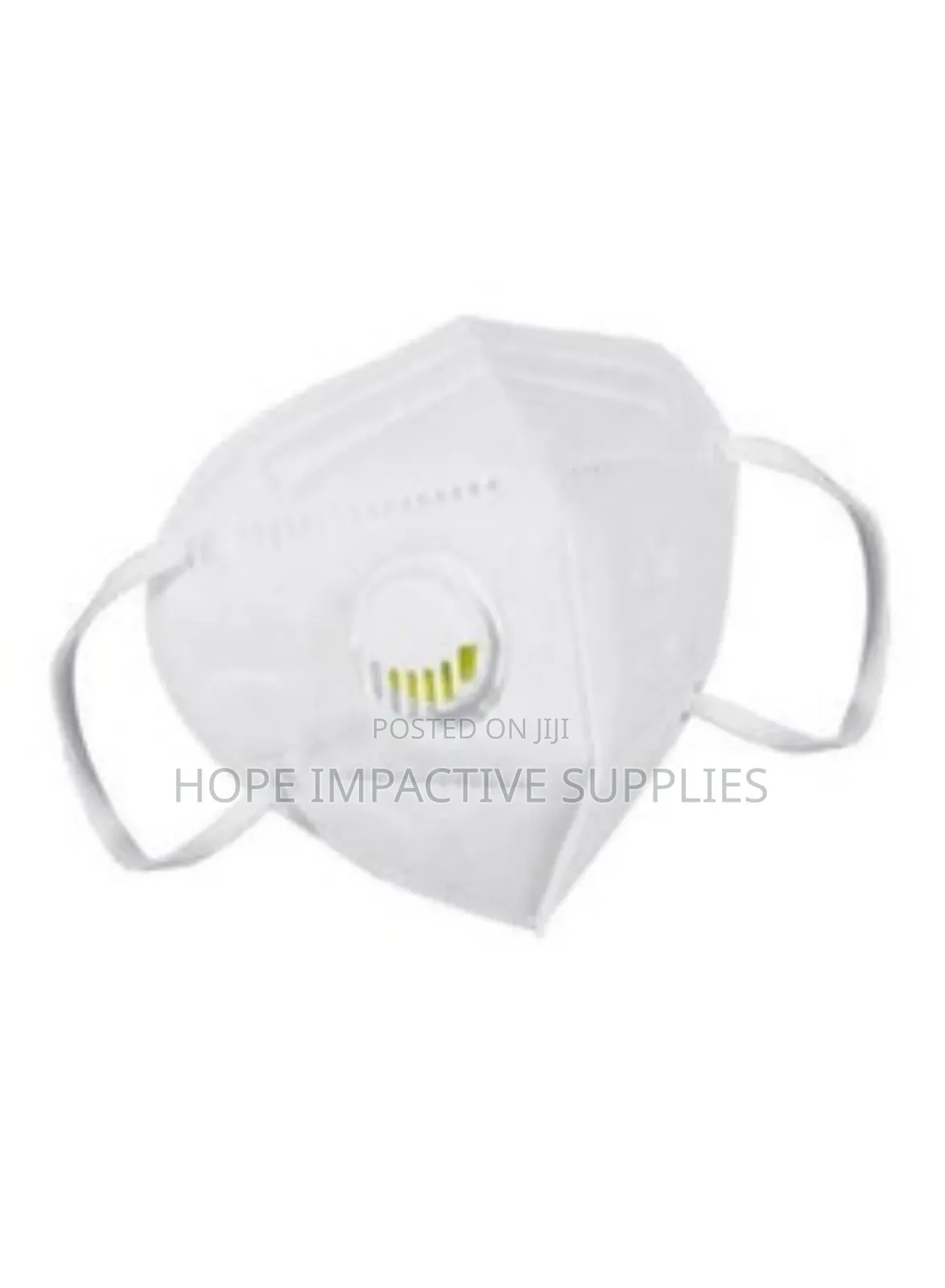 Quality Kn95 Nose Mask With Valve - 20/Pack.