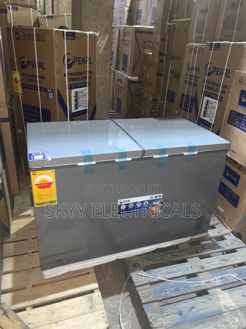 Pcf 550-2b Pearl 400liters Double Door Chest Freezer