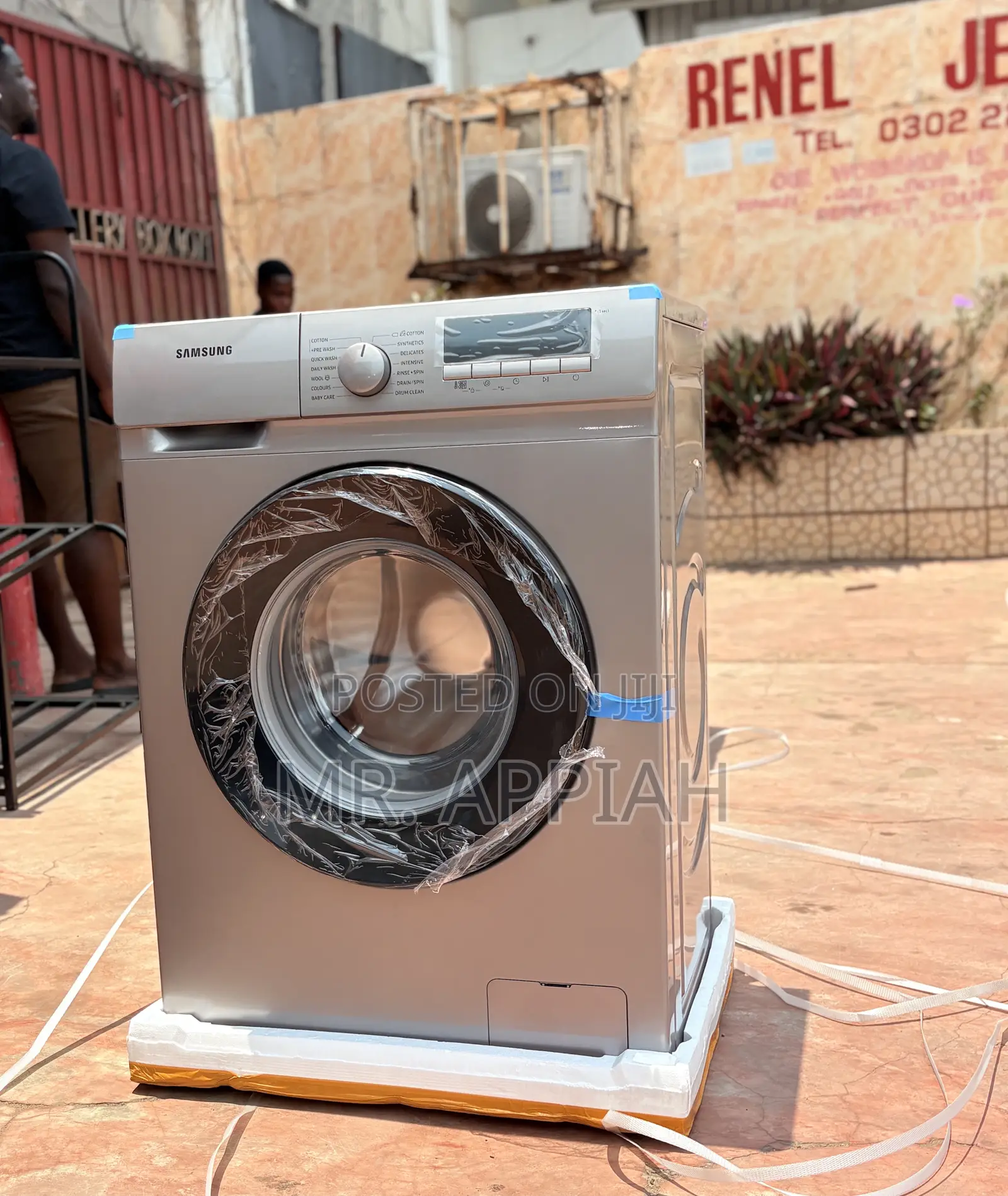 Unique Samsung Ww80t3040bs/Nq 8kg Front Load Washing Machine(Gray) 