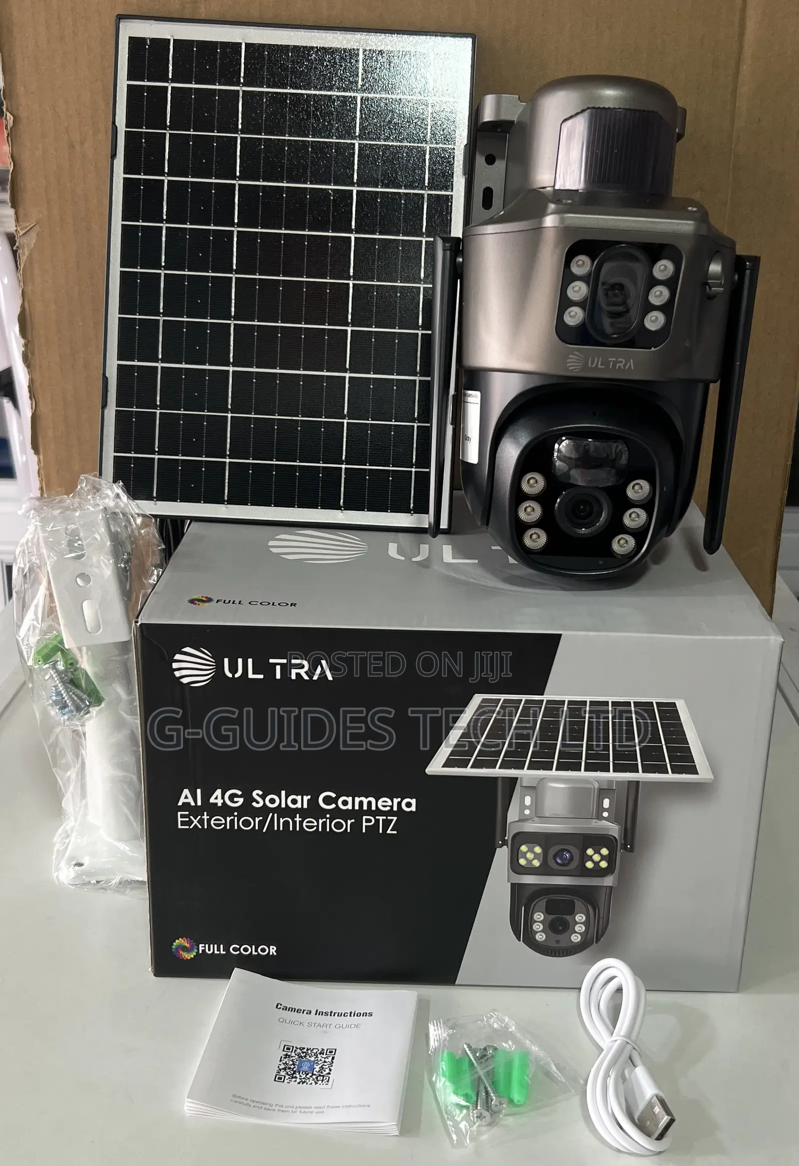 Ultra Ai 4g Solar PTZ Camera Dual-Lens Full Color 6mp