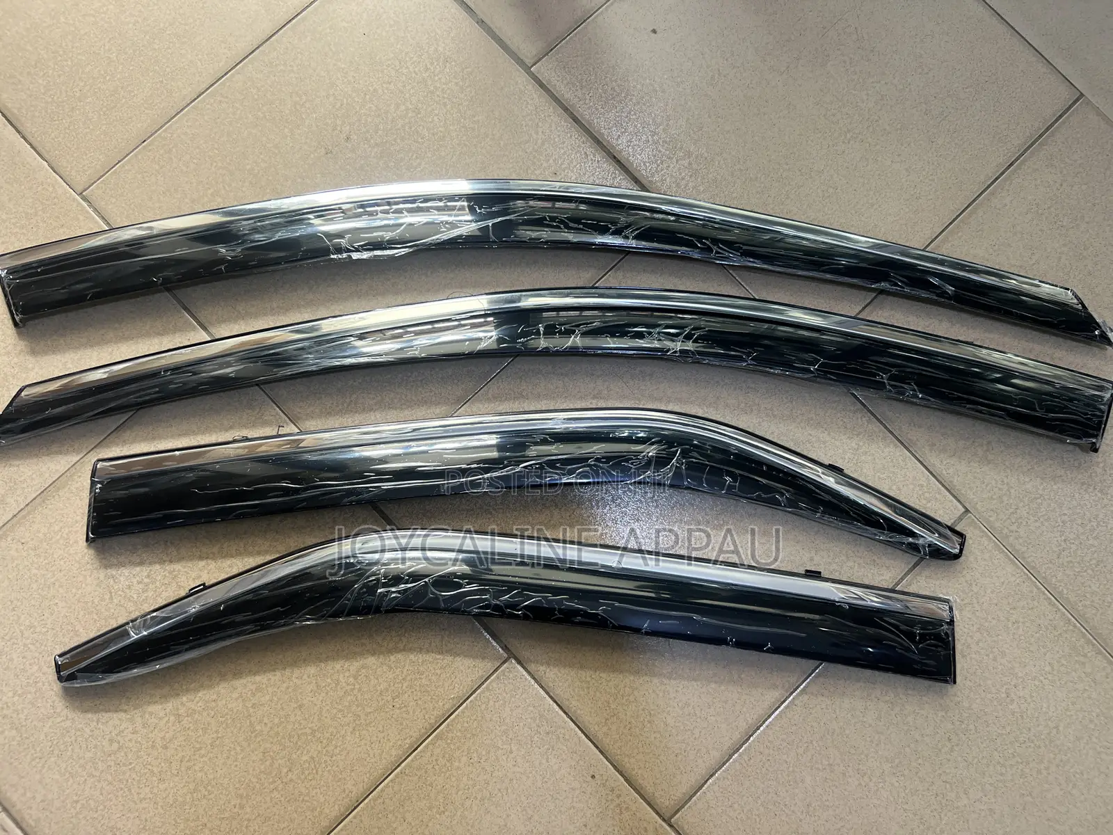 Toyota Camry 2012 to 2017 Window Door Visor/Rain Guard Chrome
