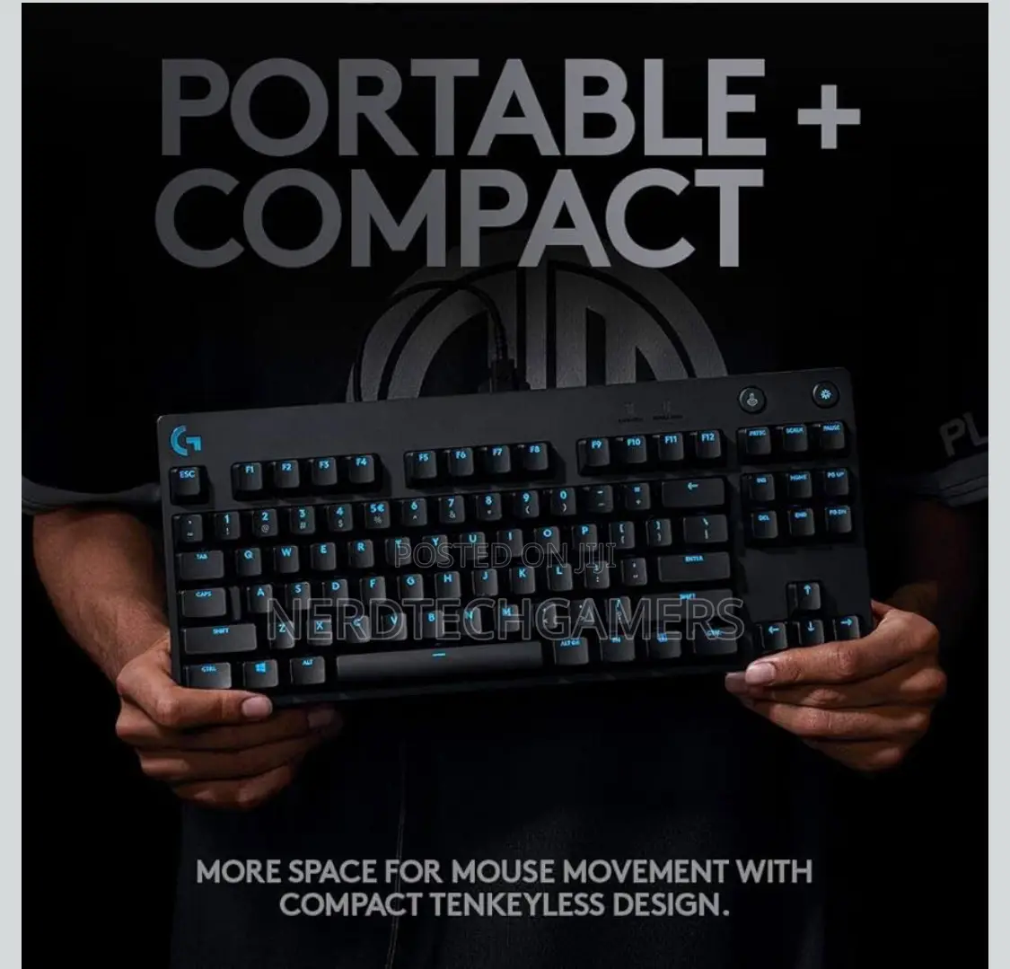 Logitech G Pro Mechanical Gaming Keyboard, Ultra Portable Tenkeyless D