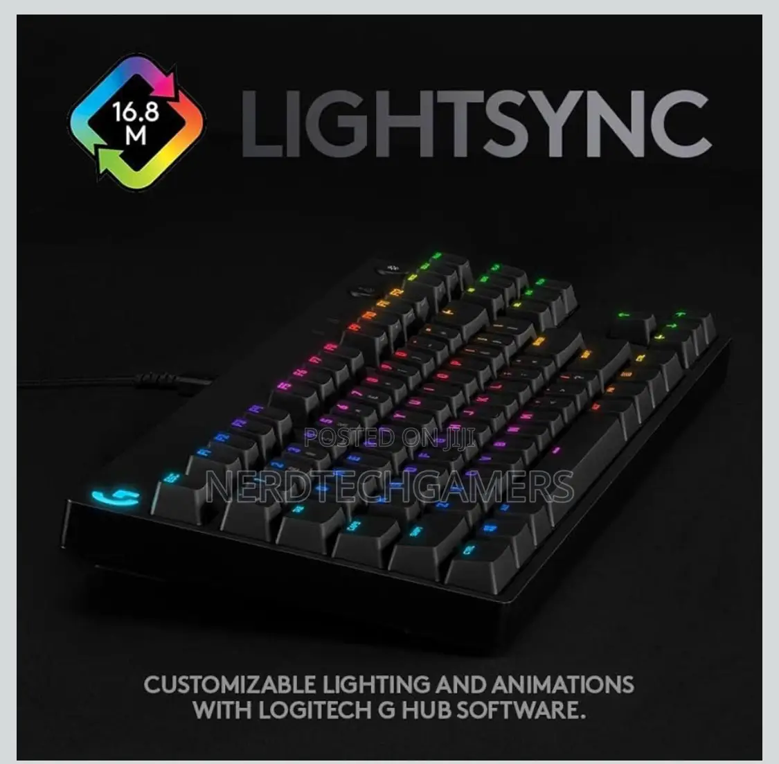 Logitech G Pro Mechanical Gaming Keyboard, Ultra Portable Tenkeyless D